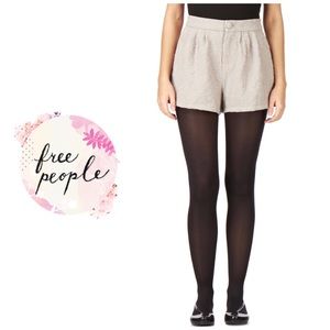 Free People Lace woven Flirty Shorts - stone